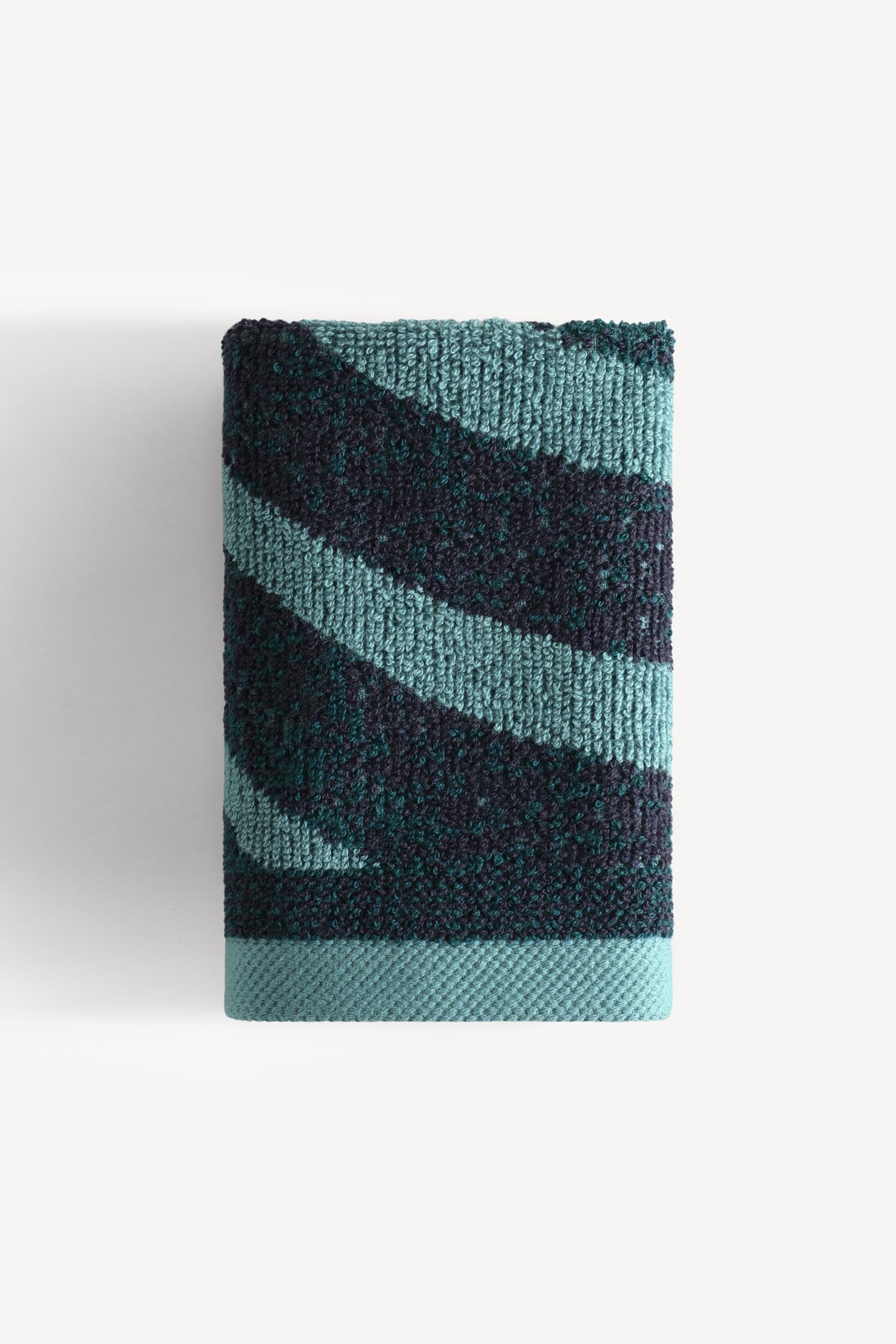 Pluma İpliği Boyalı 6'lı Misafir Havlusu Seti Petrol - CHERX