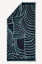 Pluma İpliği Boyalı Banyo Havlusu Petrol - CHERX