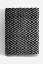 Zyon İpliği Boyalı 2'li Banyo Havlusu Seti Antrasit - CHERX