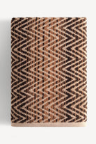 Zyon İpliği Boyalı 2'li Banyo Havlusu Seti Karamel - CHERX