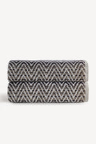 Zyon İpliği Boyalı 2'li Banyo Havlusu Seti Taş - CHERX