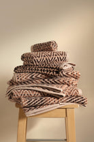 Zyon İpliği Boyalı 2’li El Havlusu Seti Karamel - CHERX