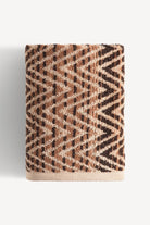 Zyon İpliği Boyalı 2’li El Havlusu Seti Karamel - CHERX