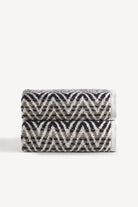 Zyon İpliği Boyalı 2’li El Havlusu Seti Taş - CHERX