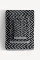 Zyon İpliği Boyalı 3'lü Havlu Seti Antrasit - CHERX