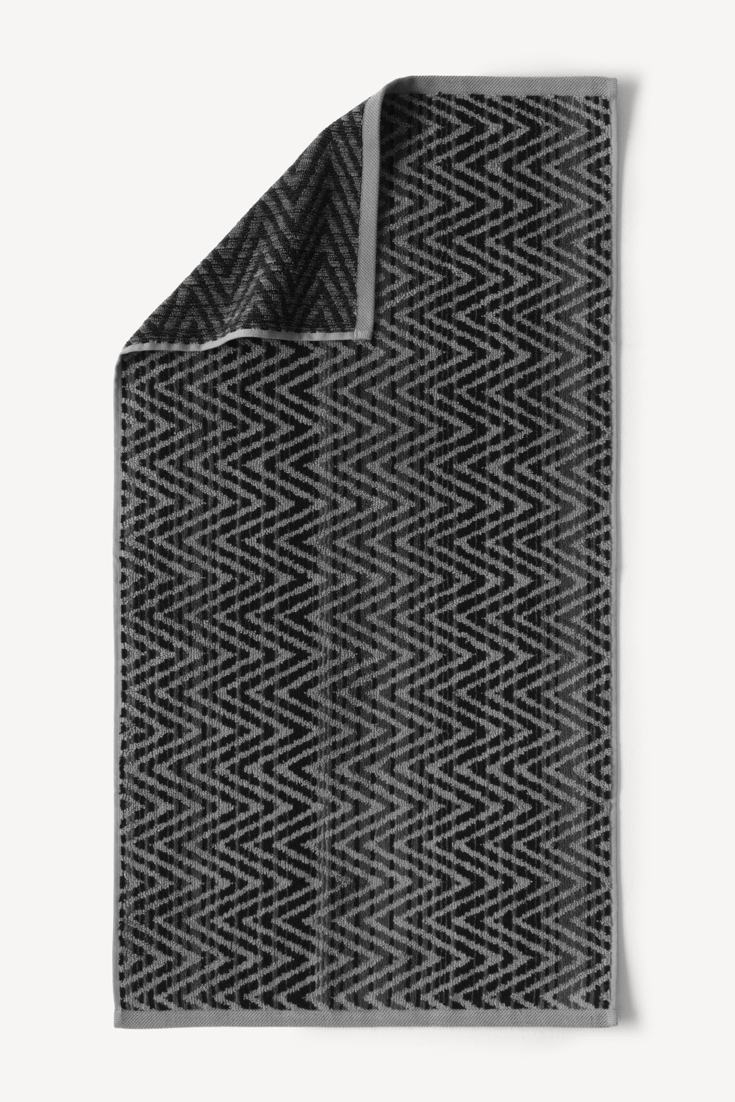 Zyon İpliği Boyalı 4’lü El Havlusu Seti Antrasit - CHERX