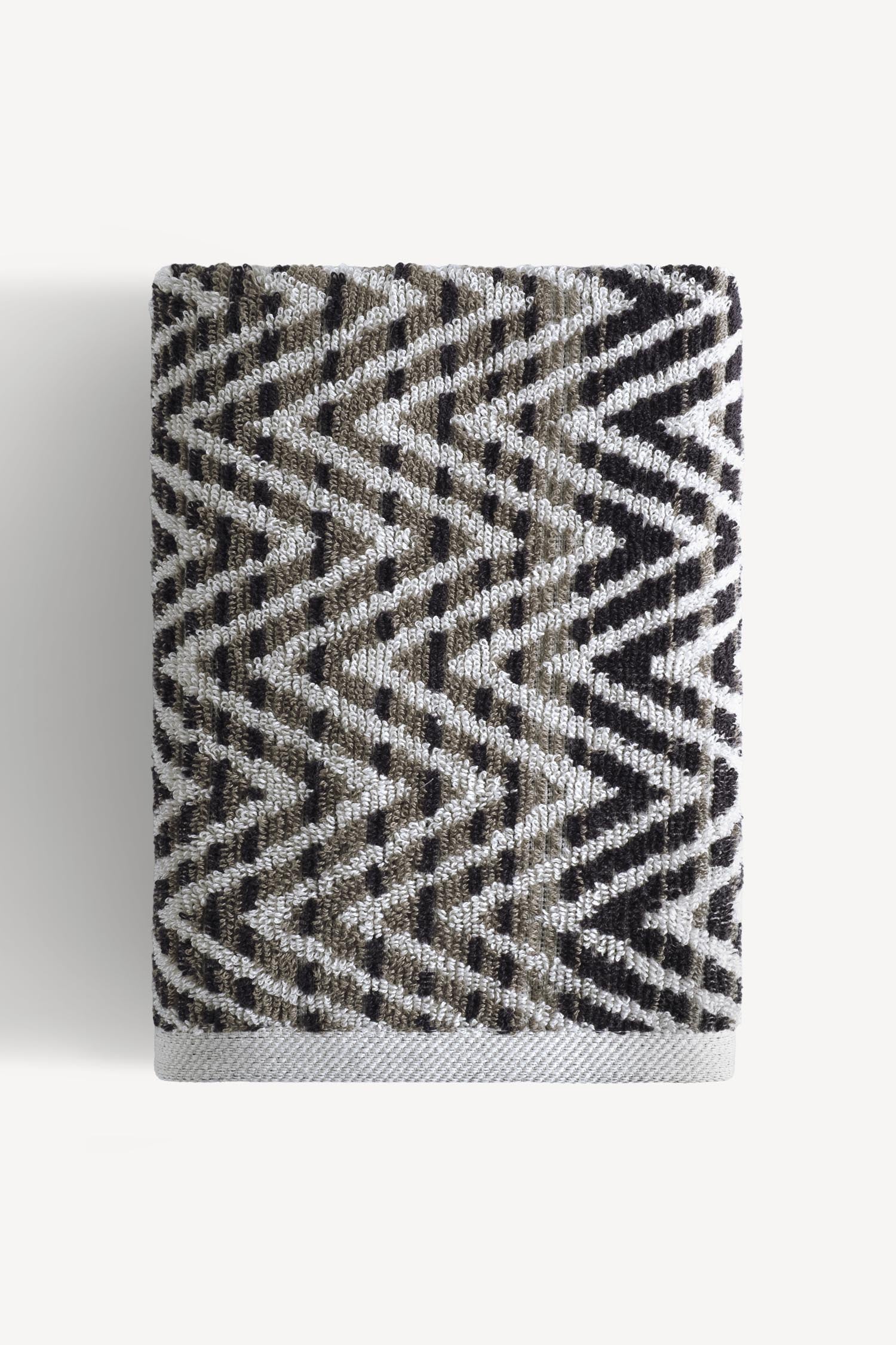 Zyon İpliği Boyalı 4’lü El Havlusu Seti Taş - CHERX