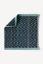 Zyon İpliği Boyalı 6'lı Misafir Havlusu Seti Petrol - CHERX