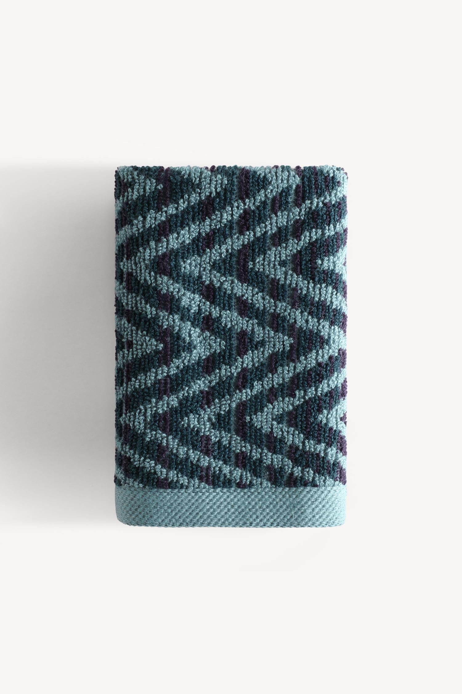 Zyon İpliği Boyalı 6'lı Misafir Havlusu Seti Petrol - CHERX