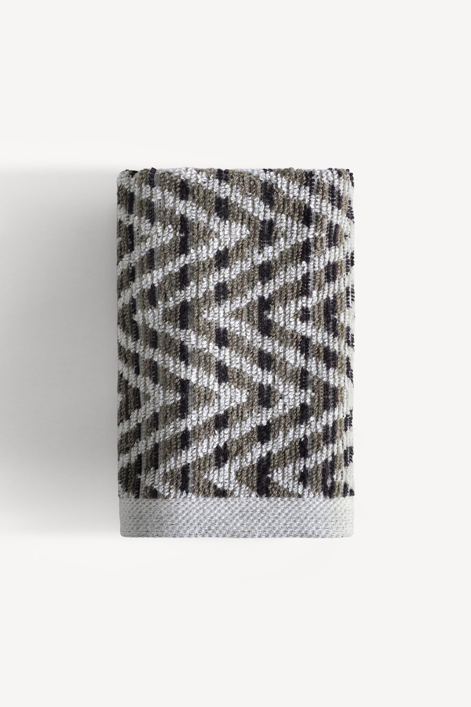 Zyon İpliği Boyalı 6'lı Misafir Havlusu Seti Taş - CHERX