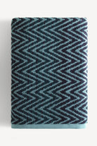 Zyon İpliği Boyalı Banyo Havlusu Petrol - CHERX